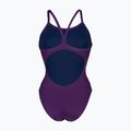 Moteriškas vientisas maudymosi kostiumėlis Arena Team Light Drop Solid plum/white 2