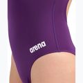 Moteriškas vientisas maudymosi kostiumėlis Arena Team Light Drop Solid plum/white 9