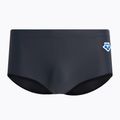Vyriški arena Icons Swim Low Waist Short Panel bokseriai asfaltas/juoda