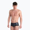 Vyriški arena Icons Swim Low Waist Short Panel bokseriai asfaltas/juoda 6