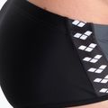 Vyriški arena Icons Swim Low Waist Short Panel bokseriai asfaltas/juoda 8