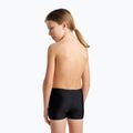 Vaikiški Arena Swim Short trumpikės su logotipu, juodos/turkio spalvos 8