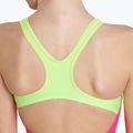 Vaikiškas vientisas maudymosi kostiumėlis arena Swim Pro Back Logo freak rose/soft green 8