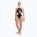 Moteriškas vientisas maudymosi kostiumėlis arena Tech One Back Placement black/multi 4