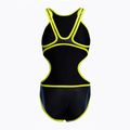 Moteriškas vientisas maudymosi kostiumėlis arena Tech One Back Placement black/multi 2