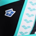 Vyriški arena Icons Swim Low Waist Short Logo maudymosi bokseriai juoda/balta/mėlyna diamond 3