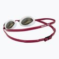 Plaukimo akiniai arena Python Mirror copper/white/red wine 5