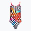 Moteriškas vientisas maudymosi kostiumėlis arena Crazy Octopus Swimsuit Lace Back black