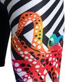 Vyriški arena maudymosi kostiumėliai Crazy Octopus Jammer black/white multi 4