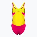 Moteriškas vientisas maudymosi kostiumėlis arena Team Swim Tech Solid freak rose/soft green 2