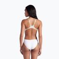 Moteriškas vientisas maudymosi kostiumėlis Arena One Biglogo One Piece white/gold 8