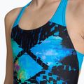 Vaikiškas vientisas maudymosi kostiumėlis arena Multi Pixels New Swim Pro Back juodas/turkio spalvos 5