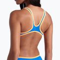 Moteriškas vientisas plaukimo kostiumas arena One Biglogo One Piece blue river/fluo orange 5