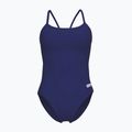 Vientisas moteriškas plaukimo kostiumas arena Lace Back Solid navy/white