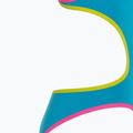 Moteriškas vientisas maudymosi kostiumėlis arena One Double Cross Back One Piece turquoise/fluo pink/soft green 4