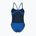 Vientisas moteriškas plaukimo kostiumas arena Lace Back Solid royal/white 2