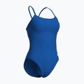 Vientisas moteriškas plaukimo kostiumas arena Lace Back Solid royal/white 3