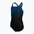Vaikiškas vientisas maudymosi kostiumėlis arena Kikko V Swim Pro Back black/blue china 2