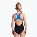 Vaikiškas vientisas maudymosi kostiumėlis arena Kikko V Swim Pro Back black/blue china 7