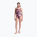 Moteriškas vientisas maudymosi kostiumėlis arena Reversible Swimsuit Challenge Back navy/multi 9
