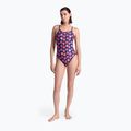 Moteriškas vientisas maudymosi kostiumėlis arena Reversible Swimsuit Challenge Back navy/multi 10