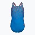 Vaikiškas vientisas maudymosi kostiumėlis arena Kikko V Swim Pro Back blue china/calypso coral