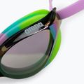Plaukimo akiniai arena Python Mirror green/violet/green 6