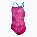 Vaikiškas vientisas maudymosi kostiumėlis arena Daly Light Drop Back freak rose/blue china 2