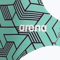 Moteriškas vientisas plaukimo kostiumas arena Escape Challenge Back black/water blue multi 3