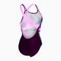 Moteriškas vientisas plaukimo kostiumas arena Imaginary Swim Pro Back black/shocking pink/multi 4
