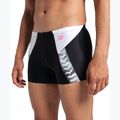Vyriškos plaukimo trumpikės arena Stripe Swim Short black/white/multi 8