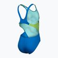 Vaikiškas vientisas plaukimo kostiumas arena Star Shaped Swim Tech L blue river/soft green/multi 4