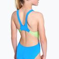 Vaikiškas vientisas plaukimo kostiumas arena Star Shaped Swim Tech L blue river/soft green/multi 9