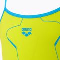 Vaikiškas vientisas plaukimo kostiumas arena Star Graphic Lightdrop Back soft green / turquoise 3