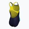 Vaikiškas vientisas plaukimo kostiumas arena Light Tricks Swim Pro Back navy/soft green/multi 4