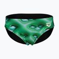 Vaikiškos plaukimo glaudės arena Foam Swim Briefs black/soft green multi
