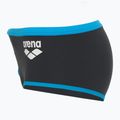 Vyriškos plaukimo trumpikės arena One Low Waist Short Big Logo asphalt/turquise 3