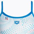 Moteriškas vientisas maudymosi kostiumėlis arena Fireflow Challenge Back blue river/white multi 3