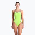 Vientisas moteriškas plaukimo kostiumas arena Lace Back Solid artic lime/future dusk