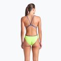 Vientisas moteriškas plaukimo kostiumas arena Lace Back Solid artic lime/future dusk 3