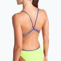 Vientisas moteriškas plaukimo kostiumas arena Lace Back Solid artic lime/future dusk 5