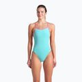 Vientisas moteriškas plaukimo kostiumas arena Lace Back Solid water/shocking pink