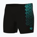Vyriškos plaukimo trumpikės arena Kikko V Swim Mid Jammer Graphic black/water 4