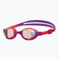 Vaikiški plaukimo akiniai arena Air Jr Mirror yellow copper/plum/bright coral