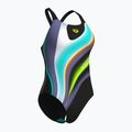 Moteriškas vientisas maudymosi kostiumėlis arena Water Fluids Swim Pro Back black multi/black 3