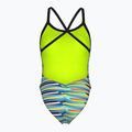Moteriškas vientisas maudymosi kostiumėlis arena Racing Stripe Xcriss Cross black multi/black 2