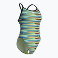 Moteriškas vientisas maudymosi kostiumėlis arena Racing Stripe Xcriss Cross black multi/black 3