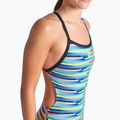 Moteriškas vientisas maudymosi kostiumėlis arena Racing Stripe Xcriss Cross black multi/black 8