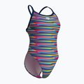 Moteriškas vientisas maudymosi kostiumėlis arena Racing Stripe Xcriss Cross navy multi/navy 3