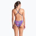 Moteriškas vientisas maudymosi kostiumėlis arena Racing Stripe Xcriss Cross navy multi/navy 7